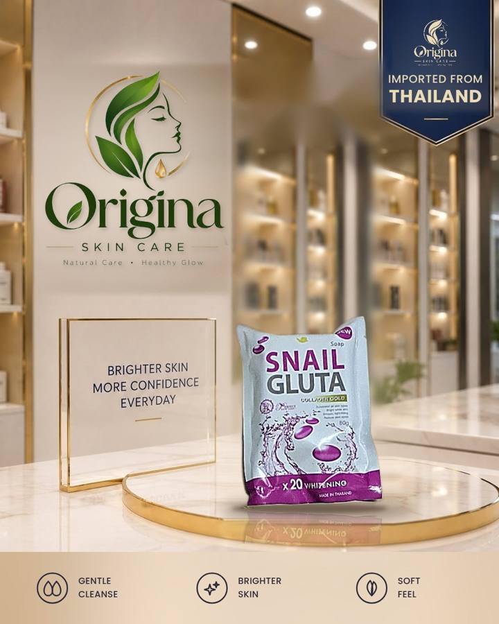 Perfect Skin Lady Snail Gluta Collagen Gold x20 Whitening Soap