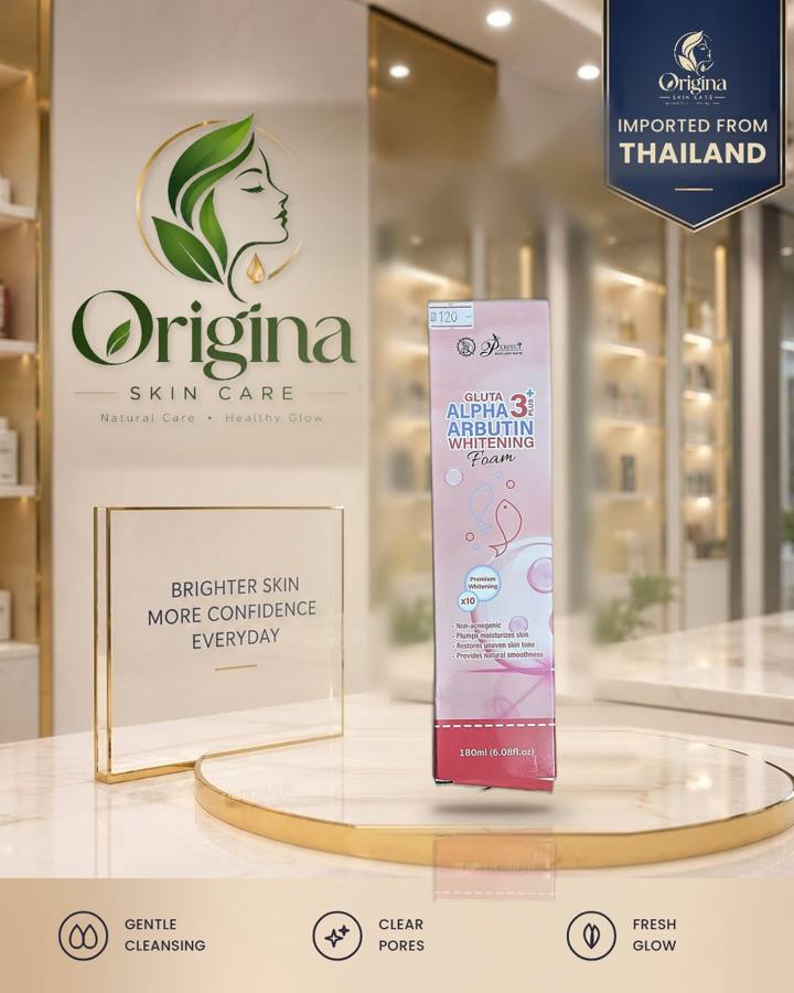 Perfect Skin Lady Gluta Alpha Arbutin 3 Plus Whitening Foam